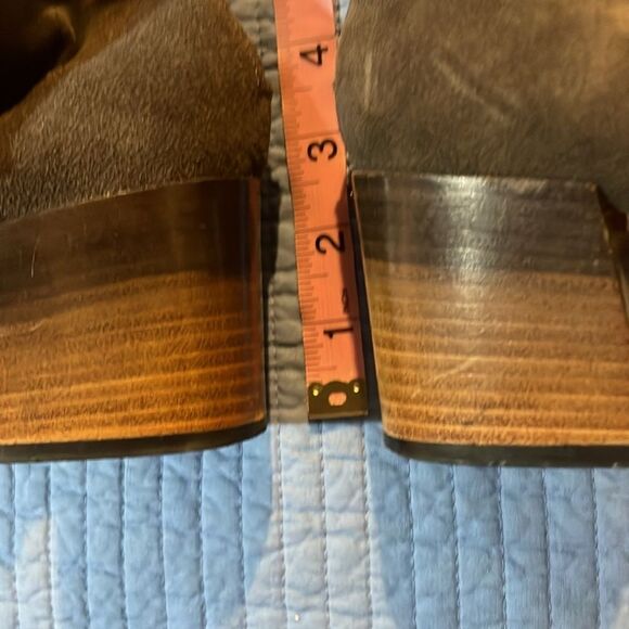 Alberto Fermani Suede Peep Toe Ankle Boots Size 39 - Picture 10 of 10